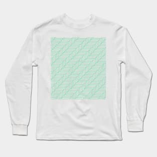 Herringbone 45 Mint Long Sleeve T-Shirt